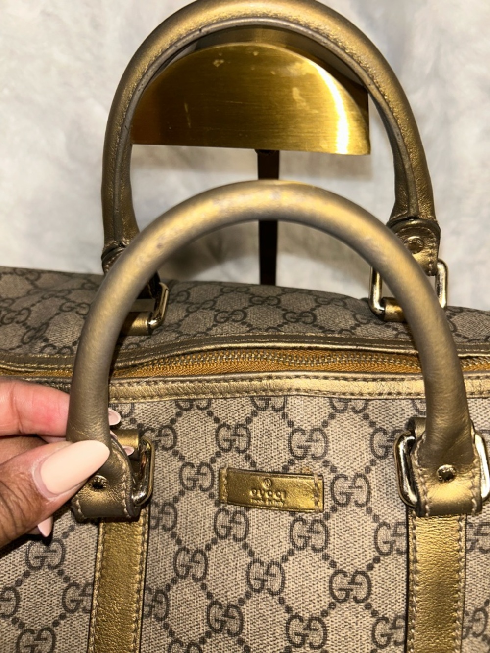 Gucci GG Canvas Monogram Boston Bag - Picture 6 of 16
